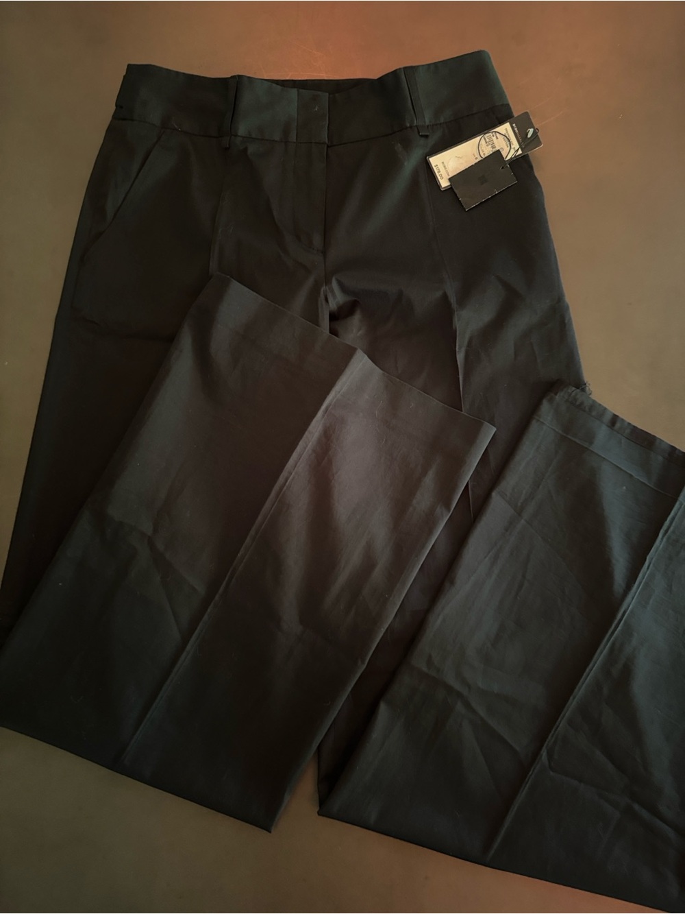 BCBGMaxAzria Black Women's Straight-Leg Trousers
